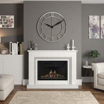 Elgin & Hall Cassius 950 Marble Gas Fireplace Suite